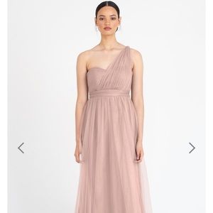 Jenny Yoo blush bridesmaid dress